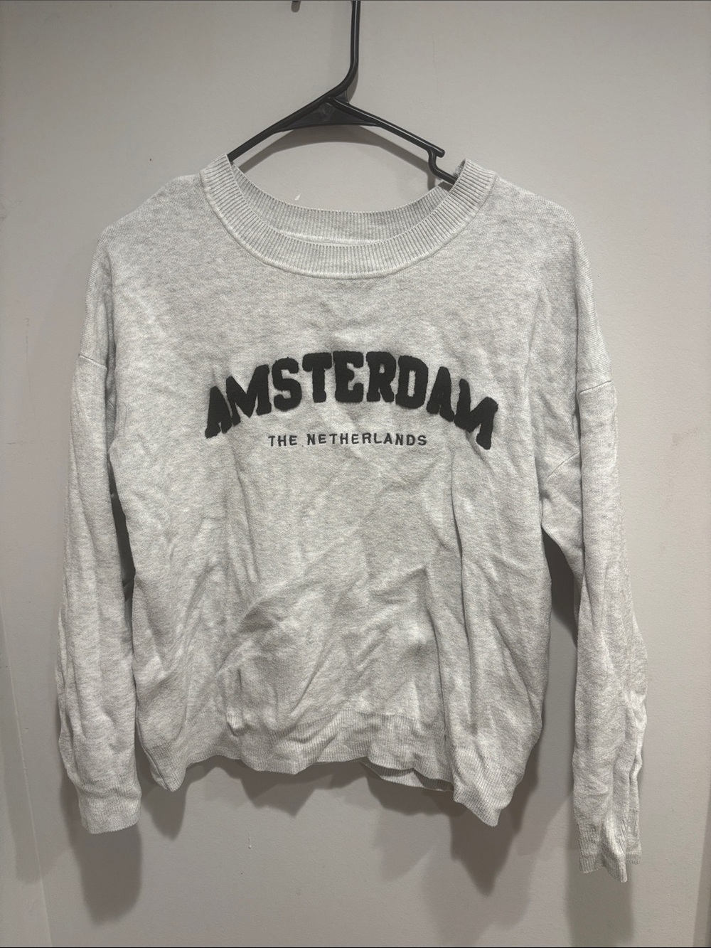 Primark Light Gray Amsterdam Crew Sweatshirt